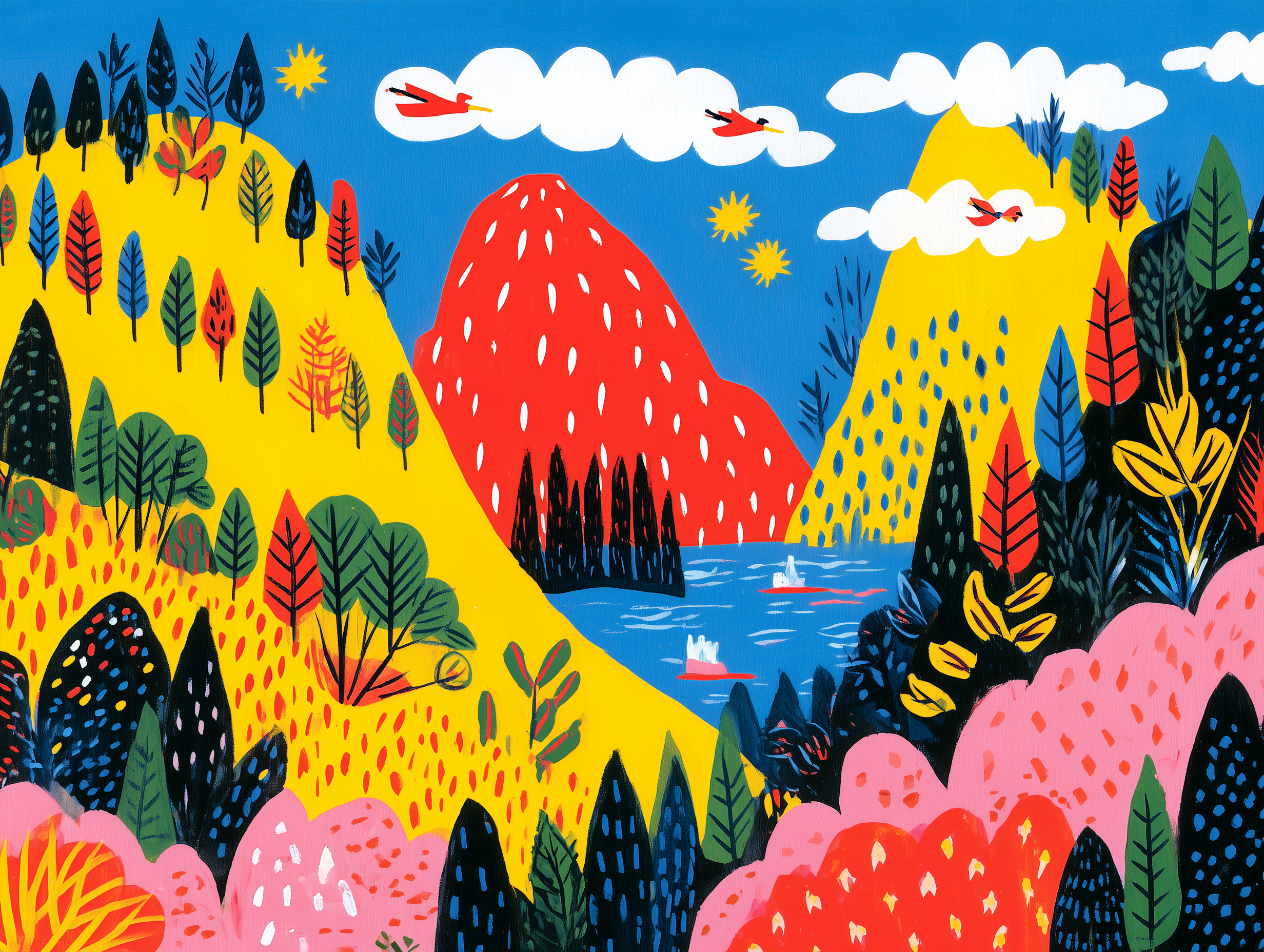 stephslittlelines a fantasy world with wizards flying above mou 14efe6f3 2049 4f19 aeda 98304dfdd121